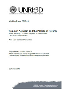 Feminist Activism and the Politics of Reform: When and Why Do States Respond to Demands for Gender-Equality Policies?